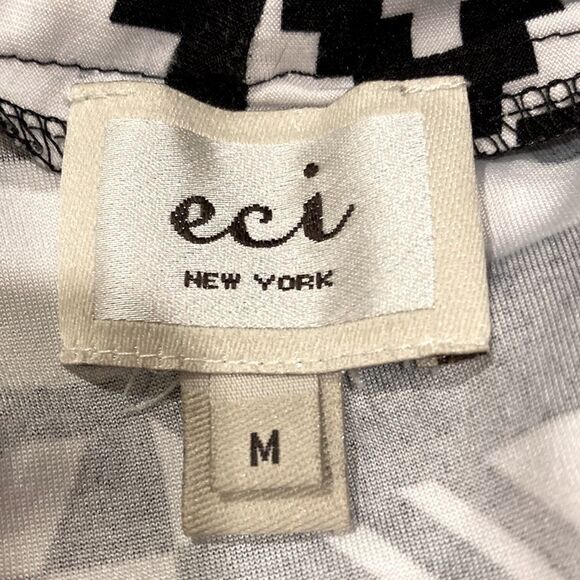 ECI Black and white maxi dress Medium - Picture 6 of 7